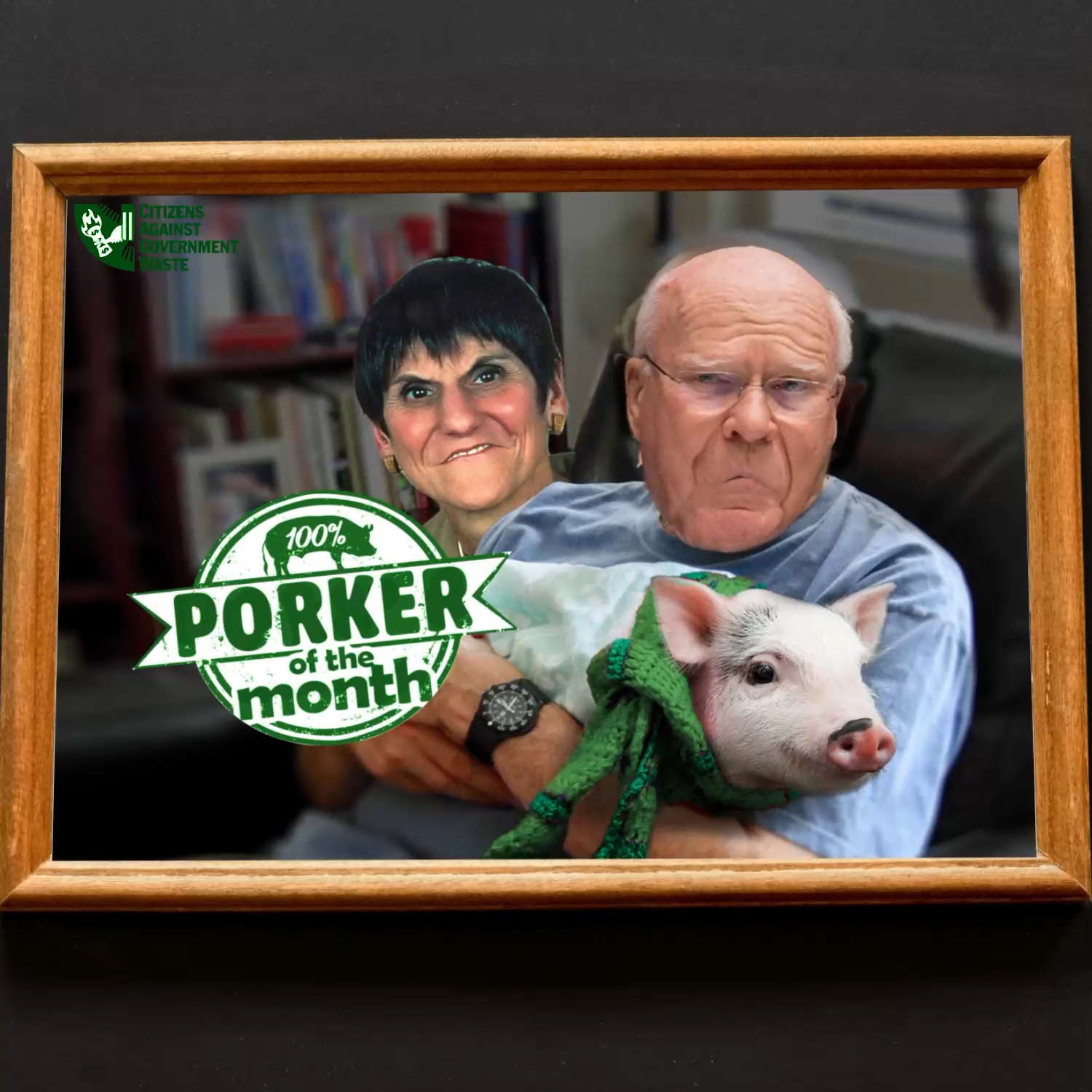 CAGW Names Rep. Rosa DeLauro and Sen. Patrick Leahy March 2021 Porkers of the Month