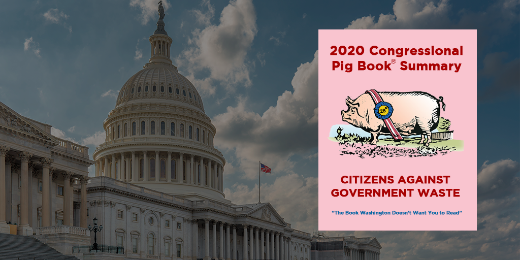 MEDIA ALERT: 2020 Congressional Pig Book Virtual Press Conference