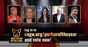 CAGW Announces 2018 Porker of the Year Nominees