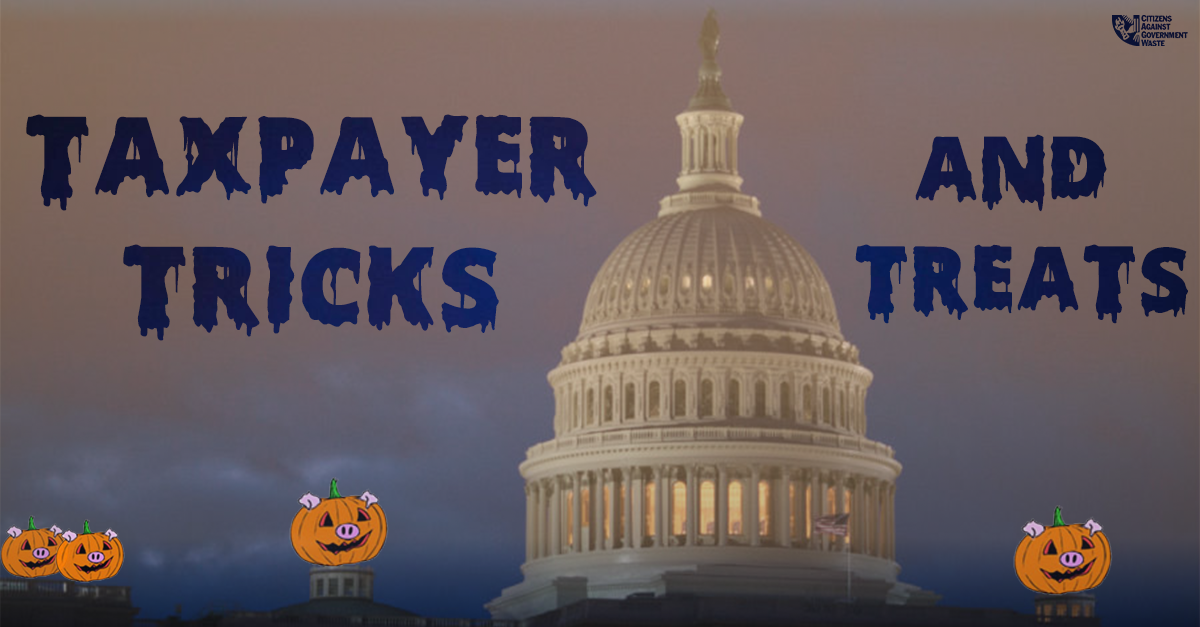 Citizens Against Government Waste Lists Taxpayer Tricks and Treats For Halloween 2017